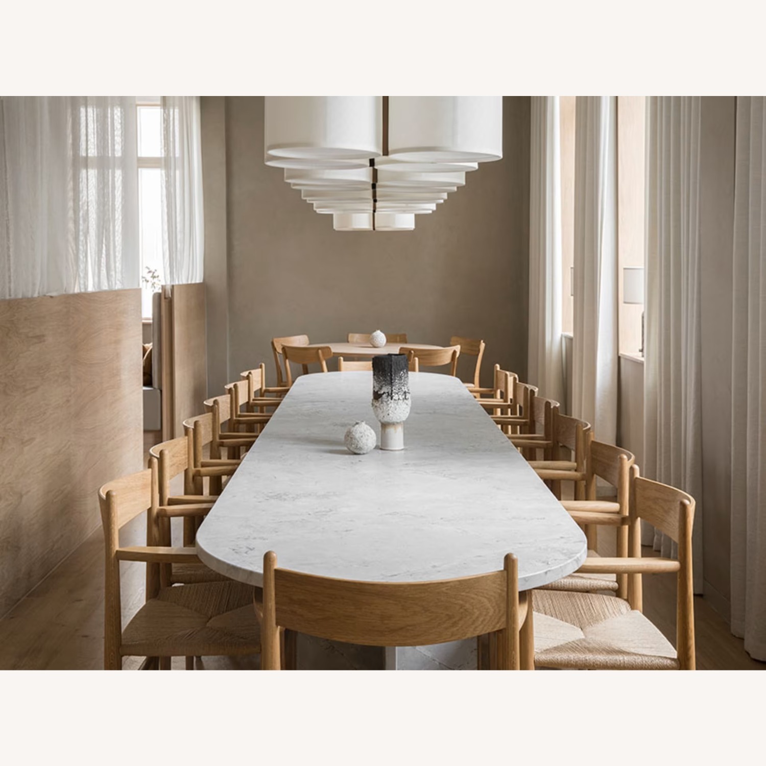 Hans Wegner Natural Wood Dining Chairs - image-3