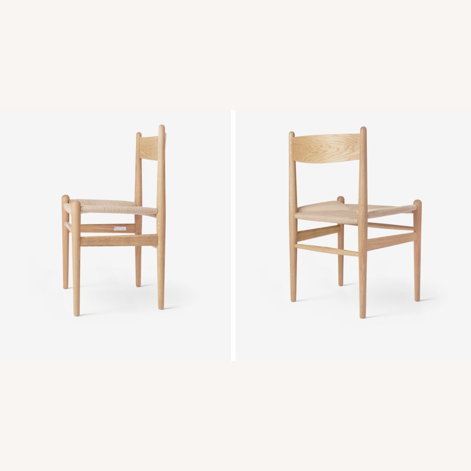 Hans Wegner Natural Wood Dining Chairs - image-2