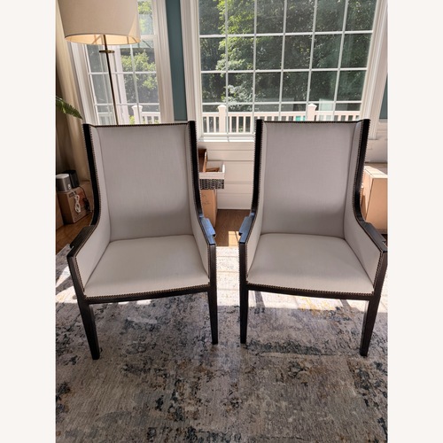 Used Restoration Hardware Ames Fabric Dining Armchairs for sale on AptDeco