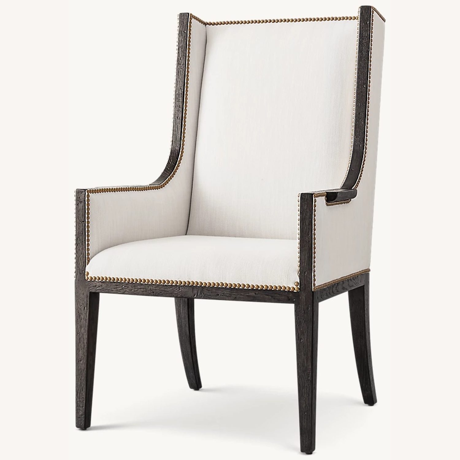 Restoration Hardware Ames Fabric Dining Armchairs - image-0