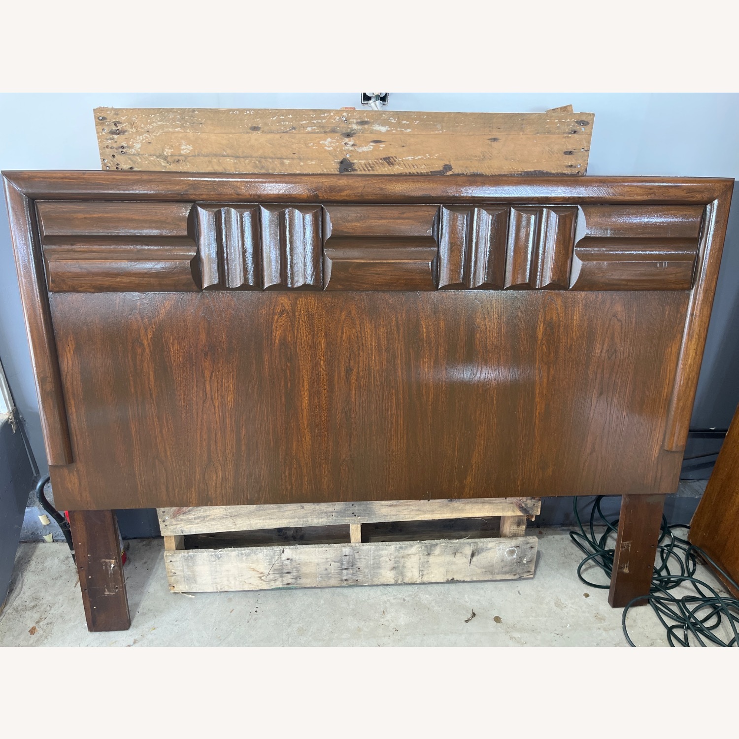 Full Size 70’s Lane Brutalist Headboard  - image-4