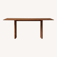 West Elm Dark Brown Dining Set with Bench 