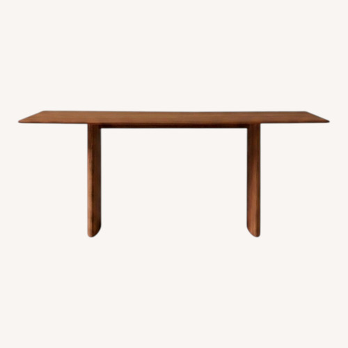 Used West Elm Dark Brown Dining Set with Bench  for sale on AptDeco
