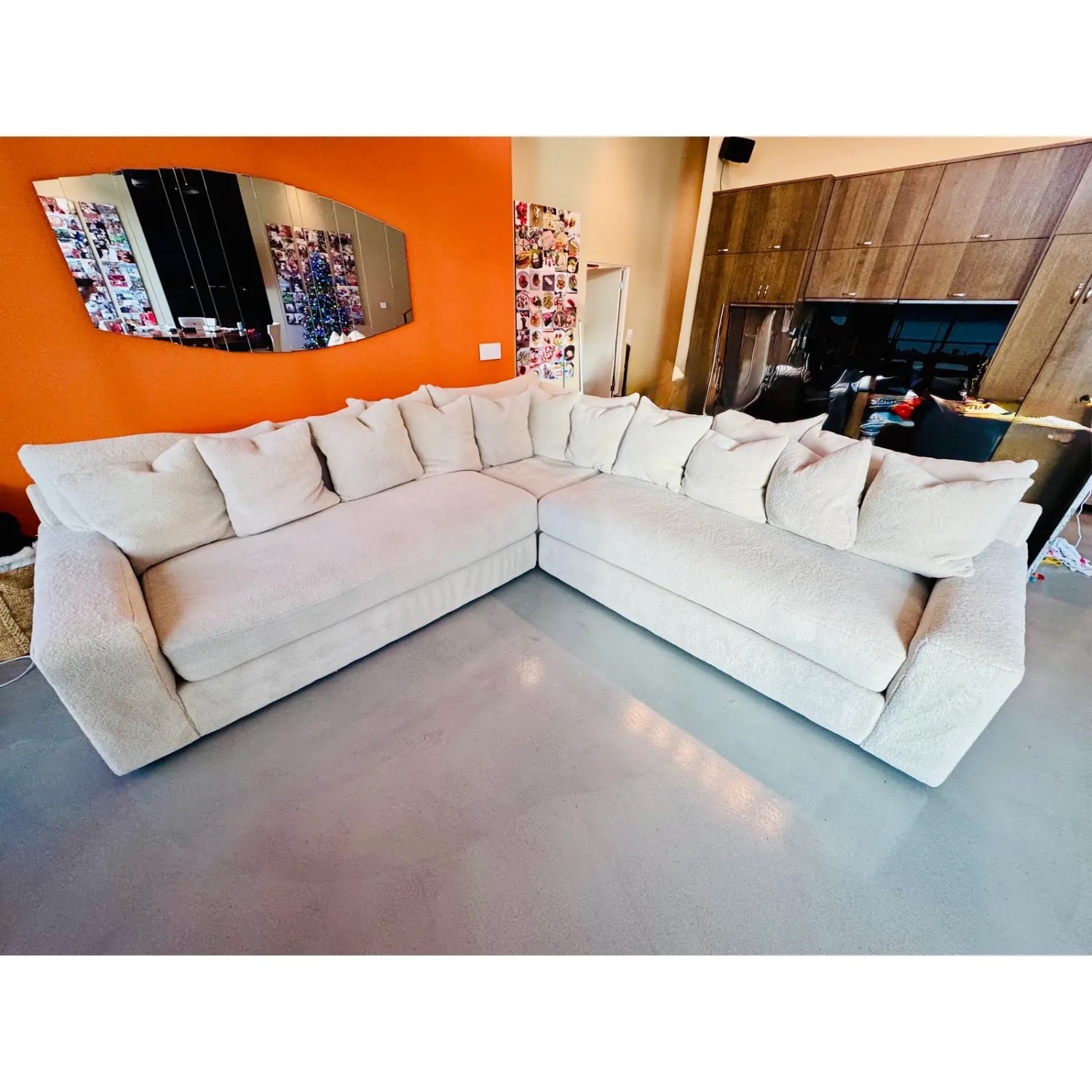Coco Republic Natural Fabric 3+ Piece Sectional - image-2