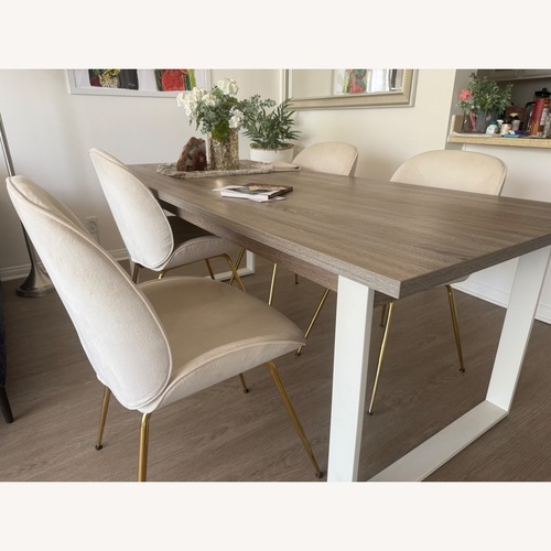 Used Scandinavian Designs Dining Table Set for sale on AptDeco