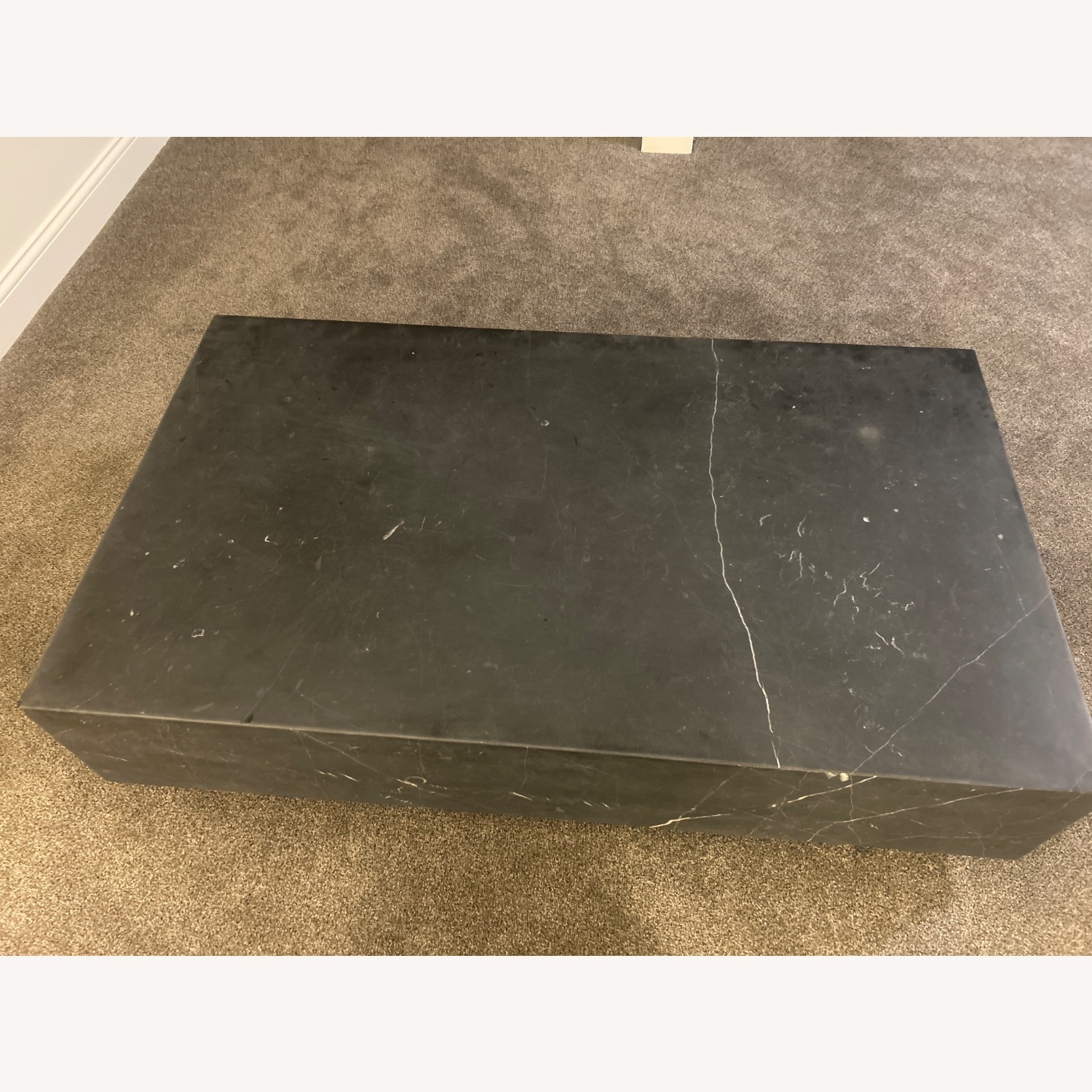 Restoration Hardware Marble Plinth Coffee Table  - image-4