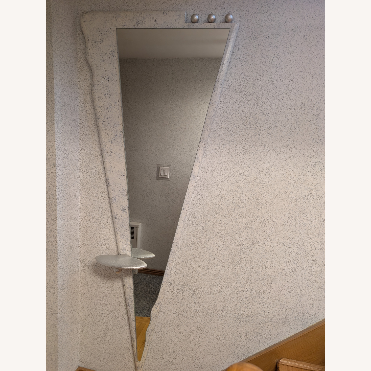 Artisanal and Organically Aged Wall Mirror - image-2