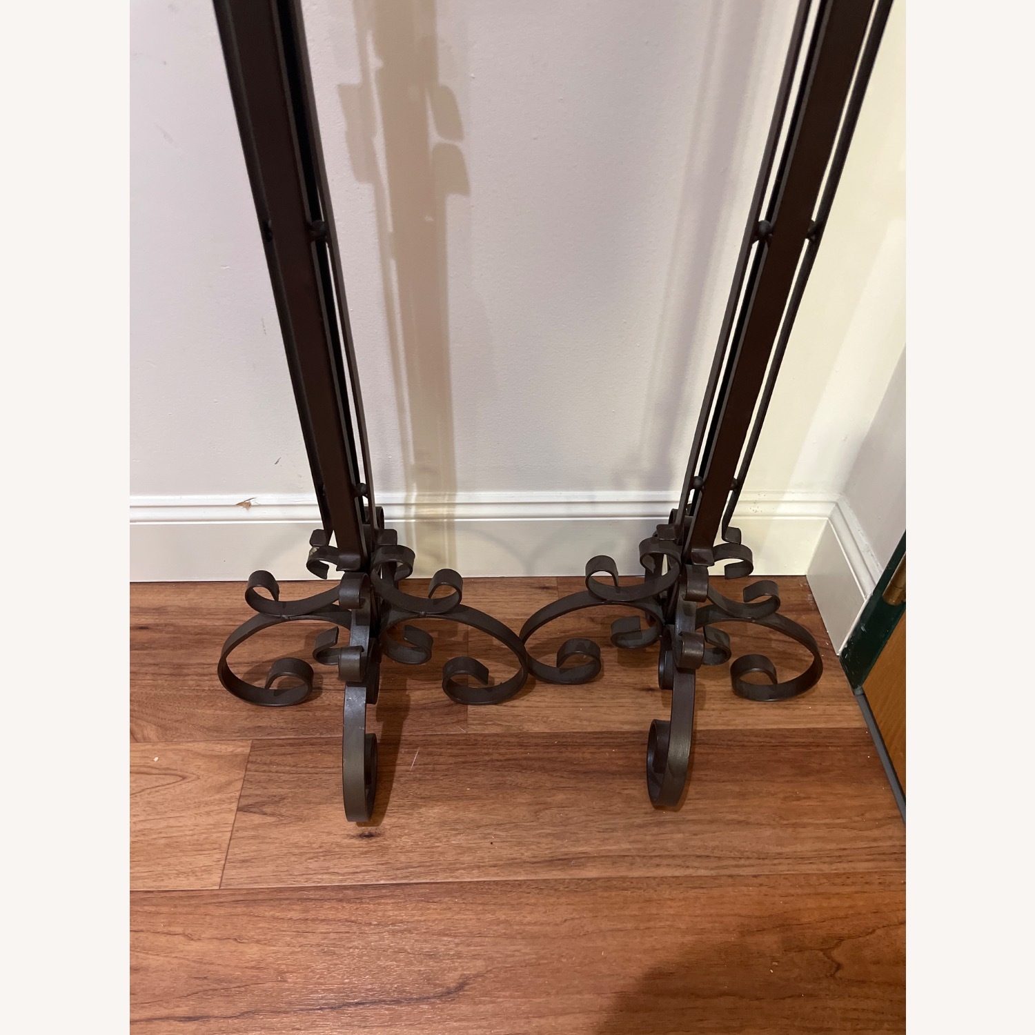 Gothic Revival Wrought Iron Candle Stand - image-6