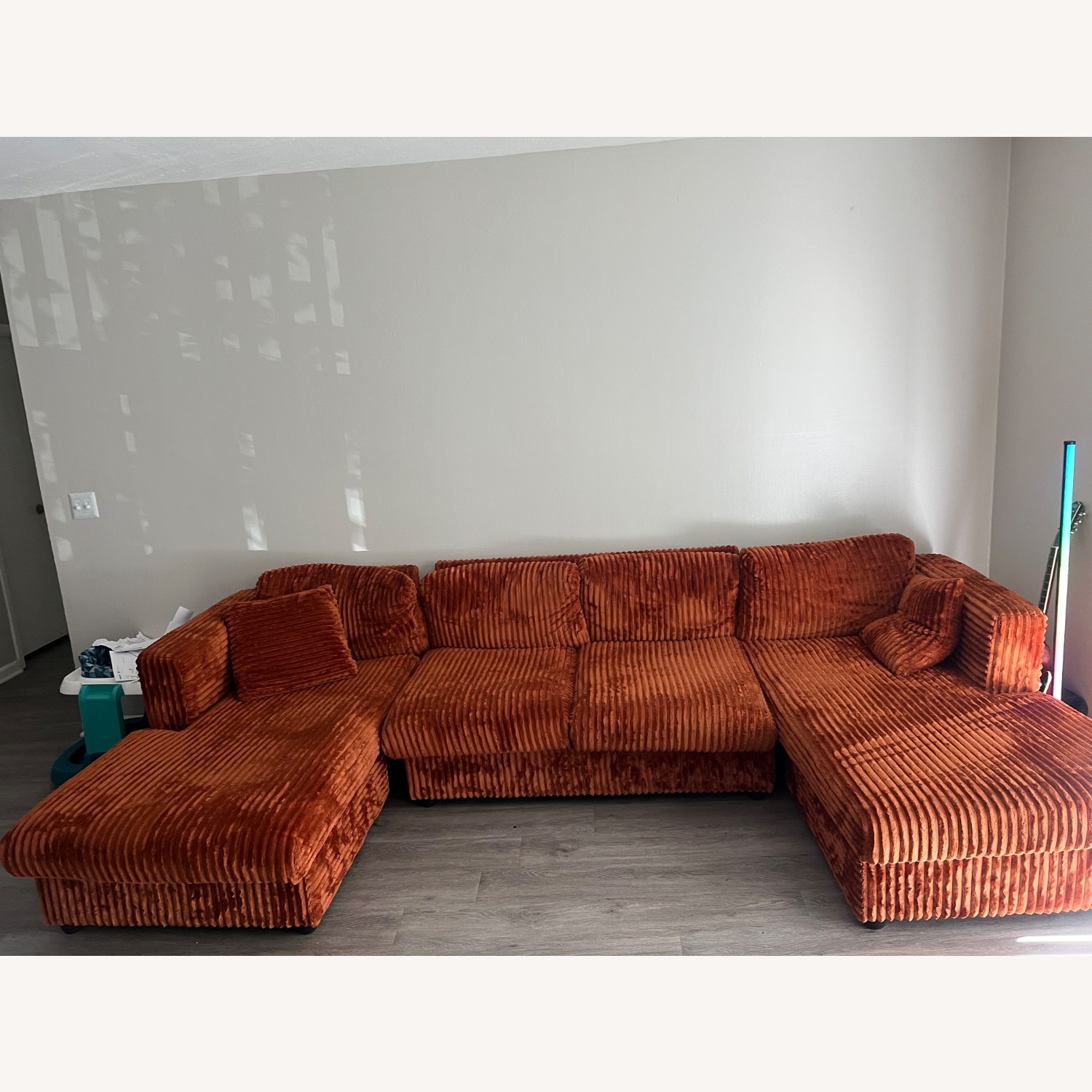 Wayfair Wixidiel Orange 3+ Piece Sectional - image-1