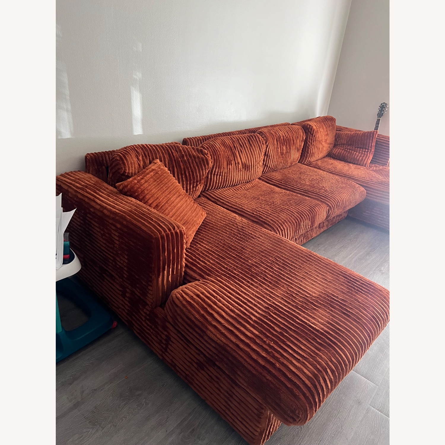 Wayfair Wixidiel Orange 3+ Piece Sectional - image-2