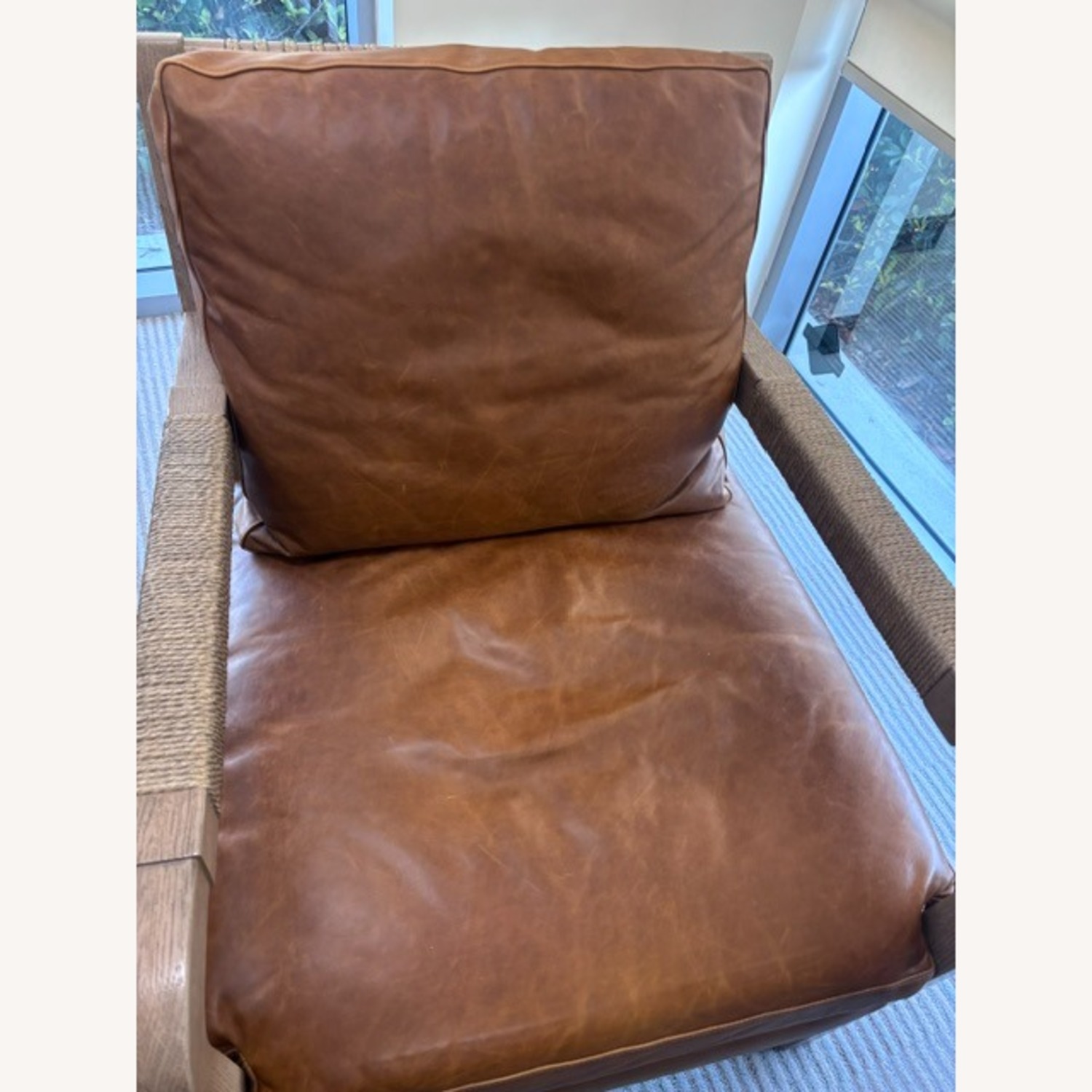 Restoration Hardware Dark Brown Accent Chairs - image-3