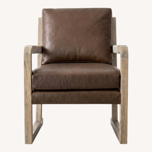 Used Restoration Hardware Dark Brown Accent Chairs for sale on AptDeco