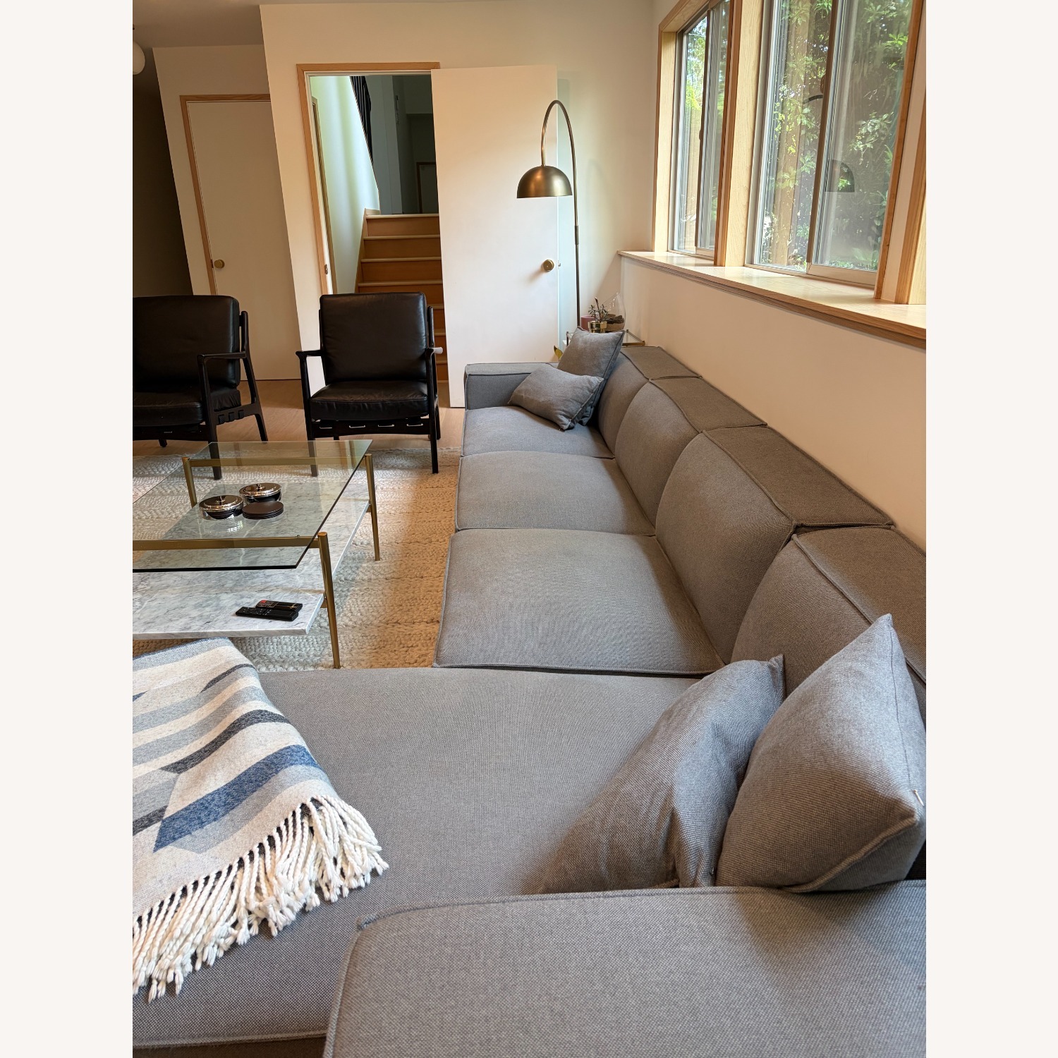 Rove Concepts Porter Light Gray 3+ Piece Sectional - image-4