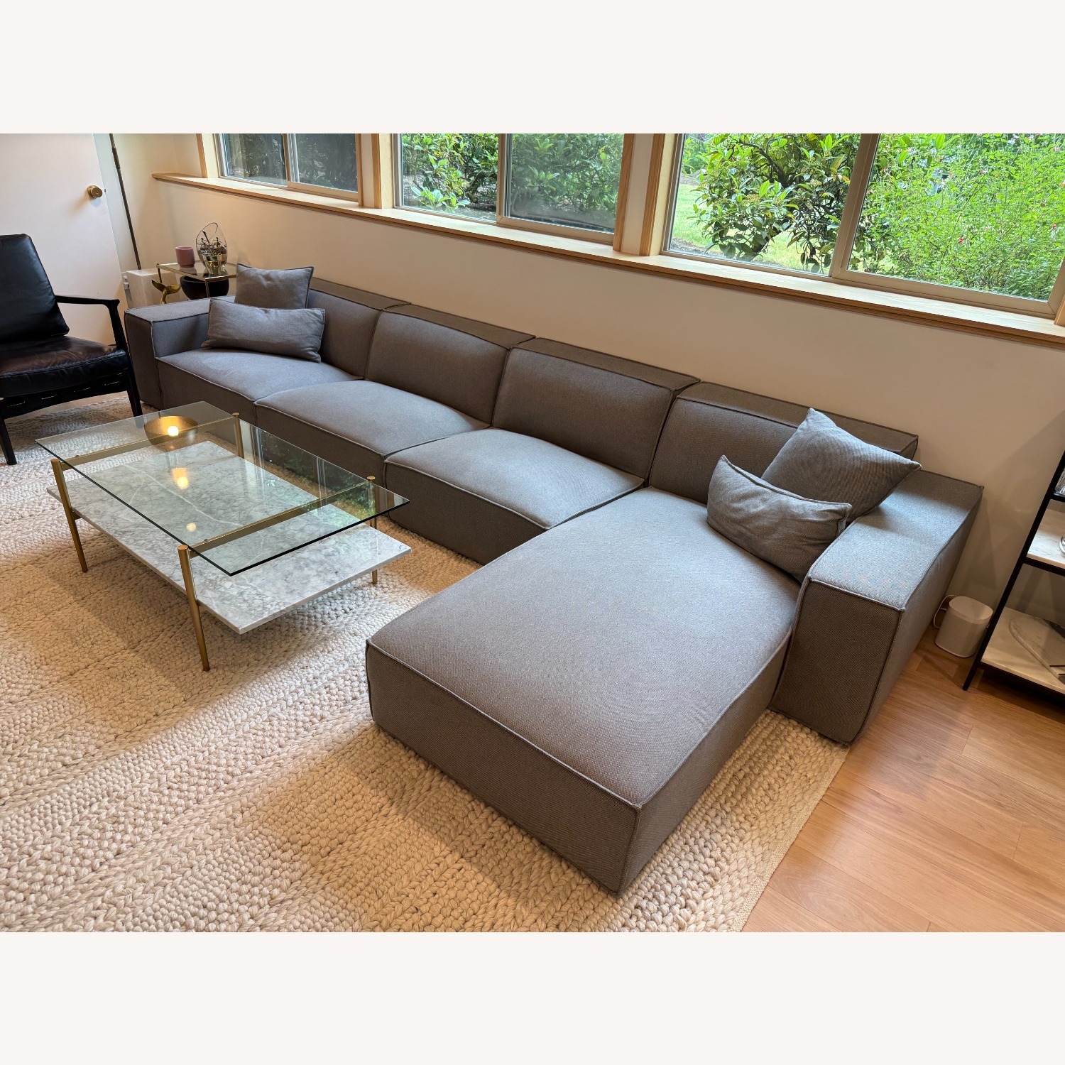Rove Concepts Porter Light Gray 3+ Piece Sectional - image-1