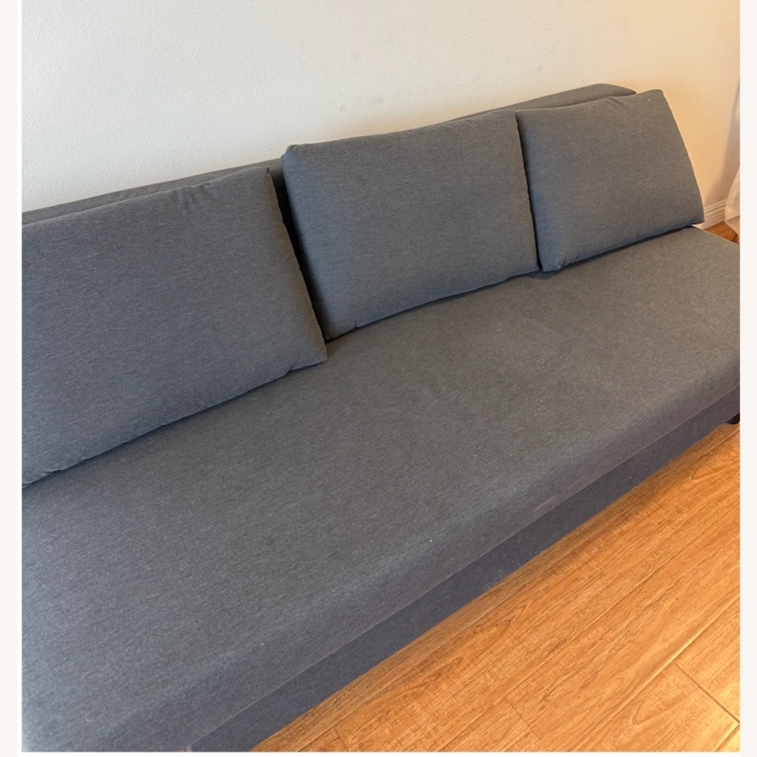 IKEA Dark Gray Fabric Sleeper Sofa - image-3