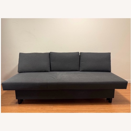 Used IKEA Dark Gray Fabric Sleeper Sofa for sale on AptDeco