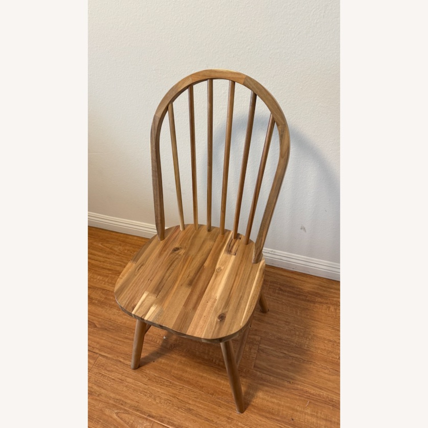 IKEA Skogsta Light Brown Wood Dining Chairs - image-3