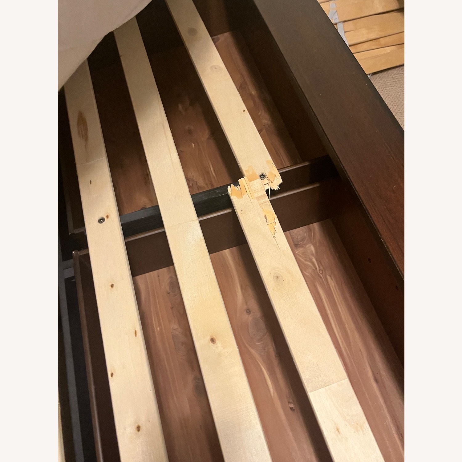 Jordan's Furniture Queen Storage Bed (Chestnut) - image-5