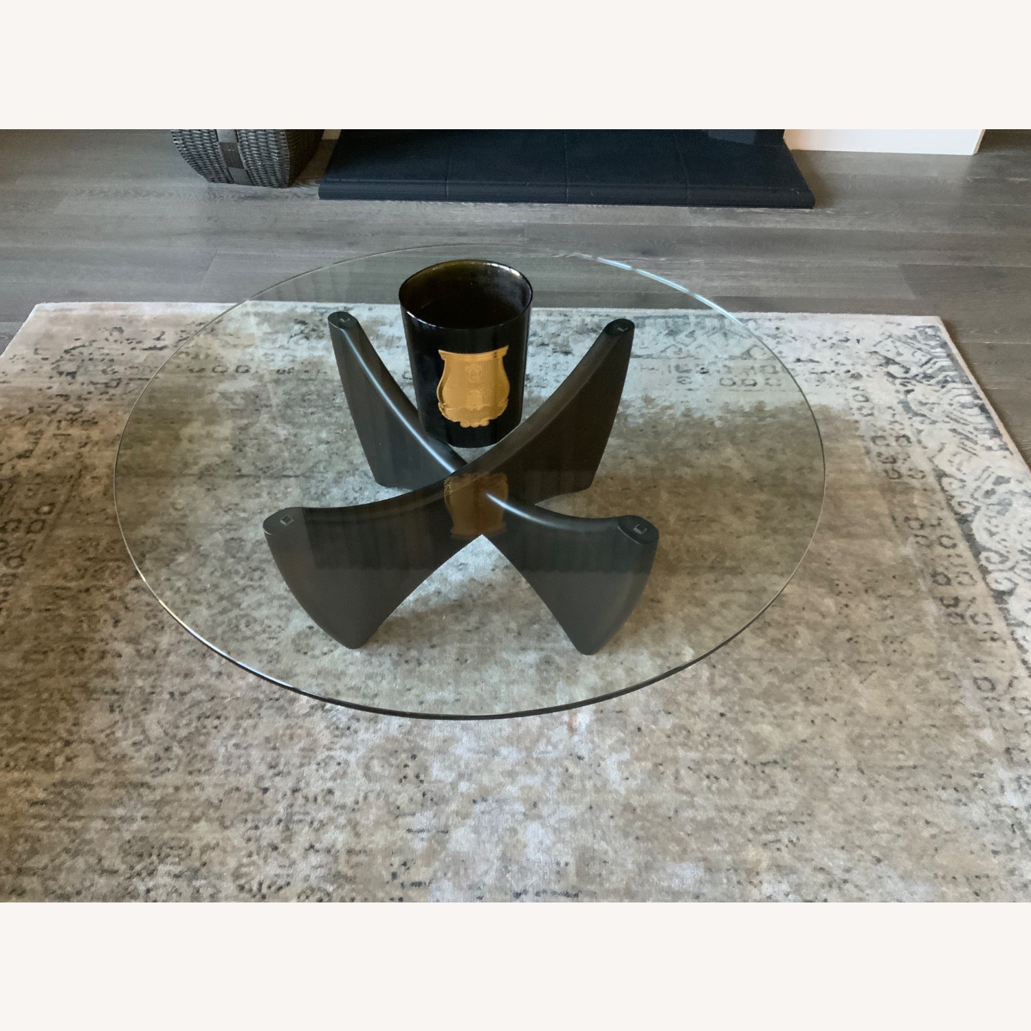 Dark Brown Coffee Table - image-1