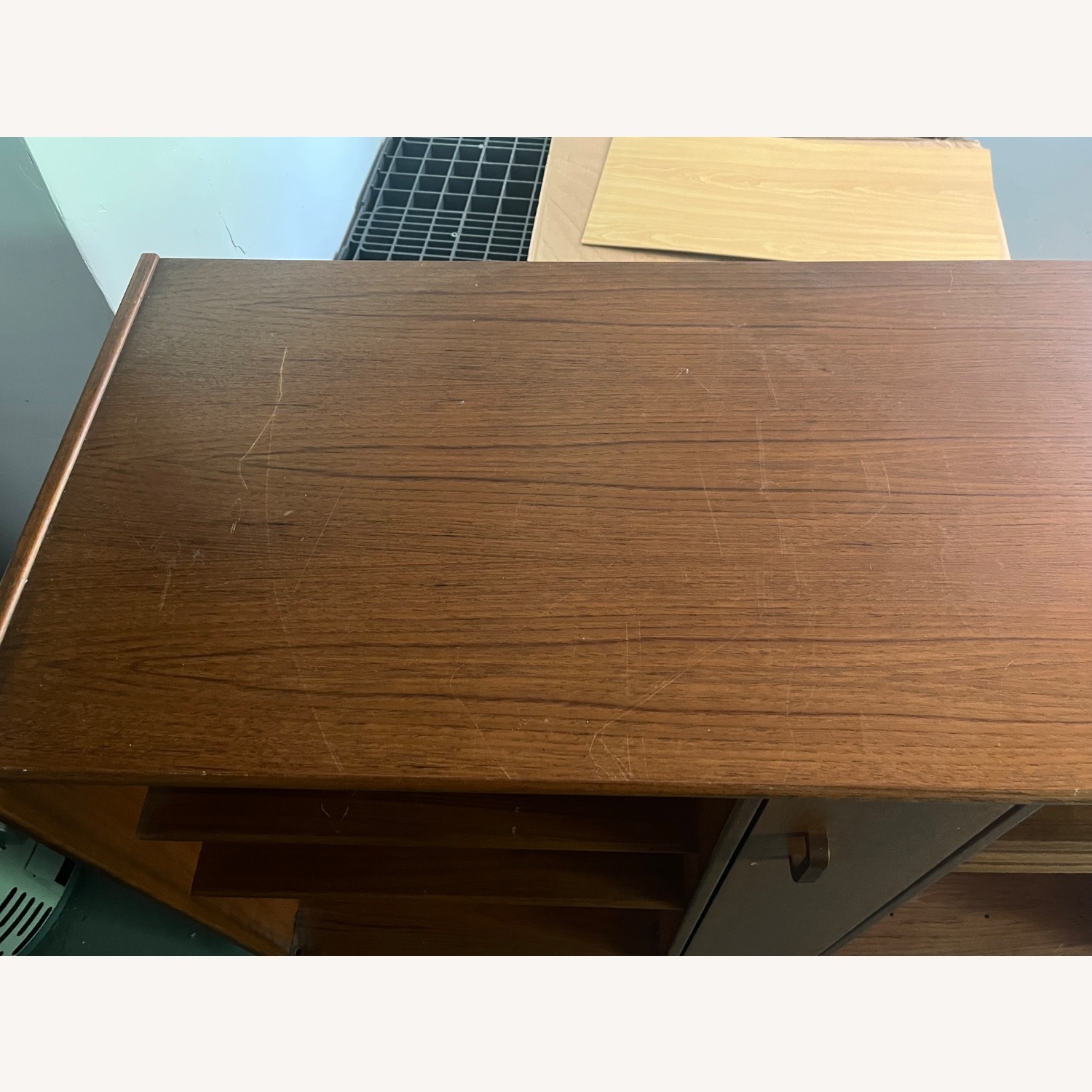 Antique Solid Wood Credenza - image-4