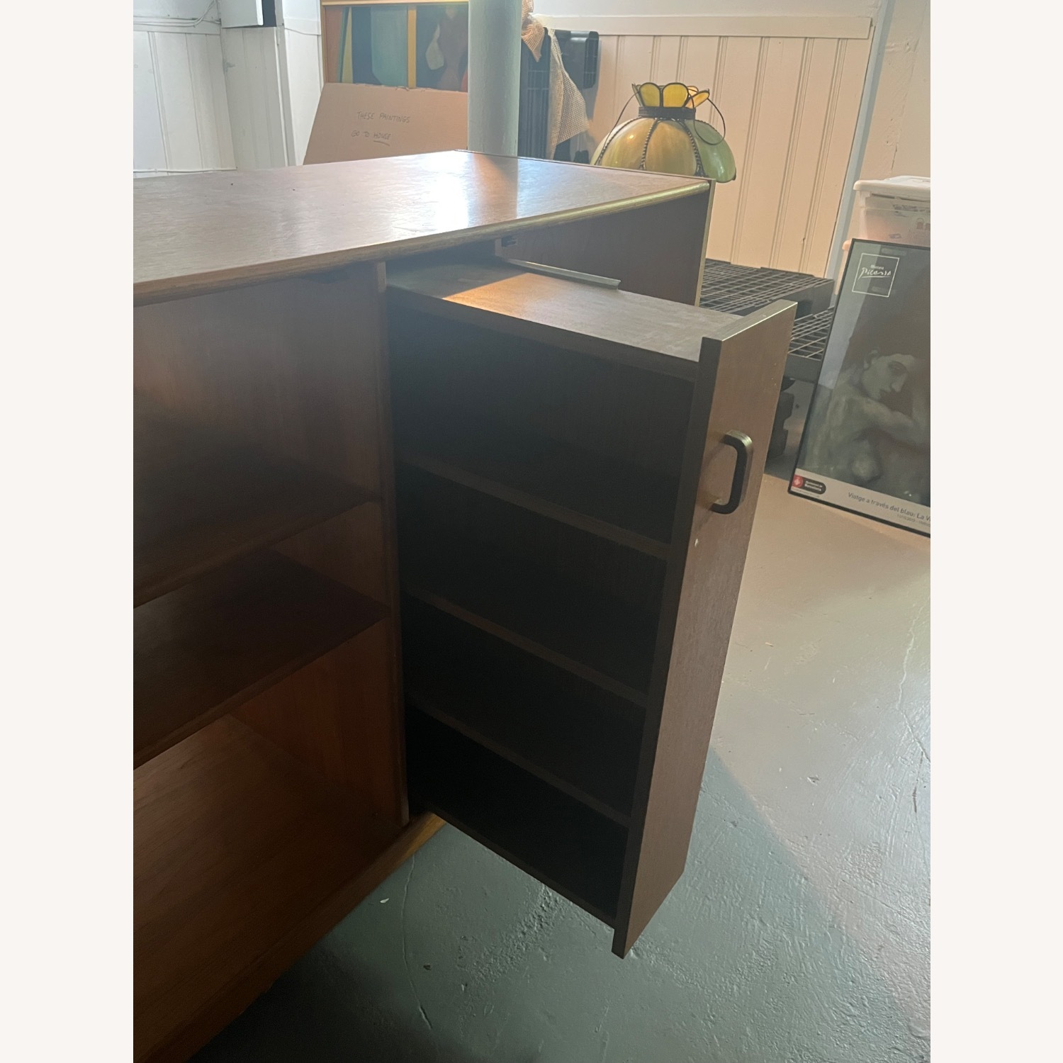 Antique Solid Wood Credenza - image-6