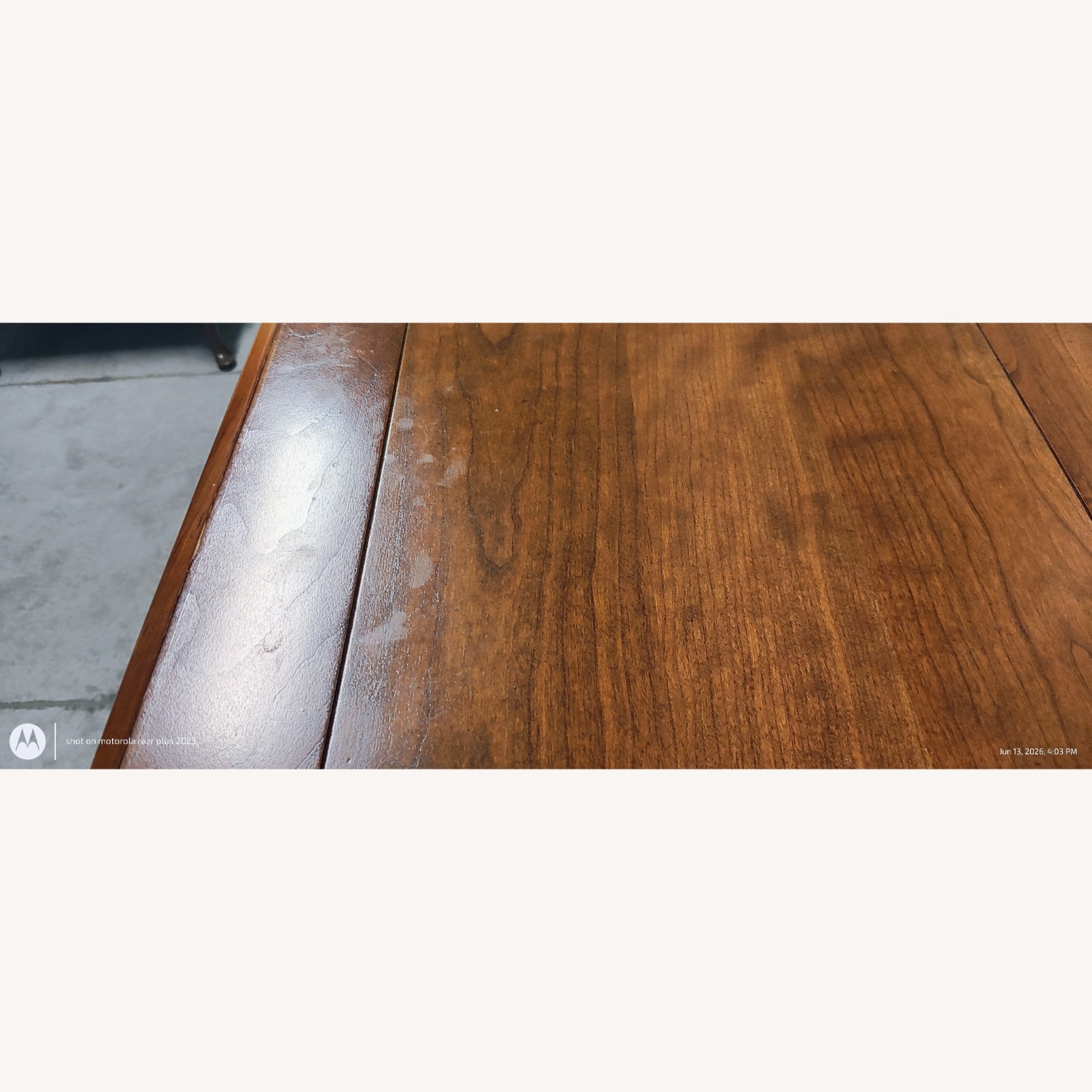 Vintage/Antique Dark Brown Wood Nightstands - image-2