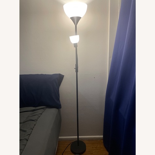 Used Amazon Black Plastic Floor Lamp for sale on AptDeco