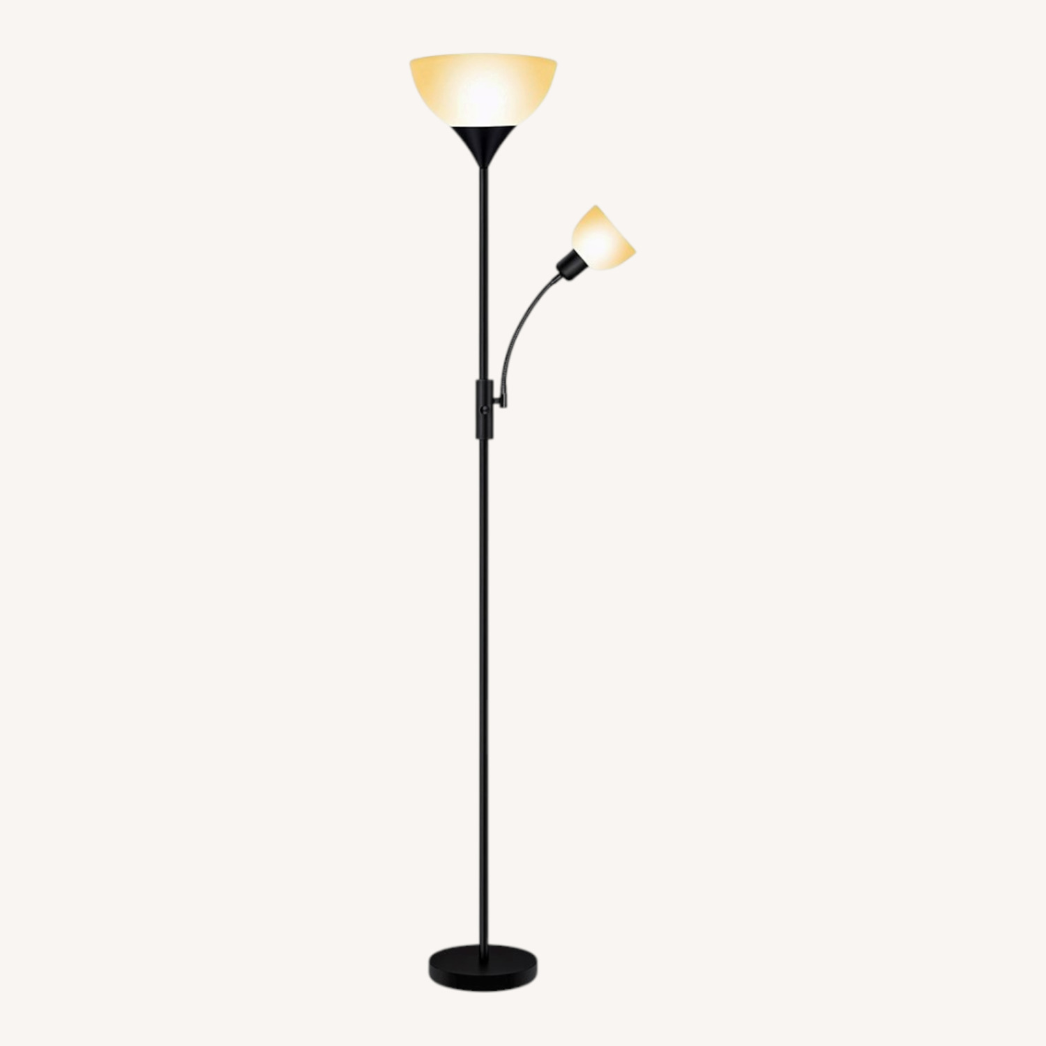 Amazon Black Plastic Floor Lamp - image-0
