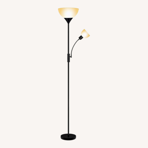 Used Amazon Black Plastic Floor Lamp for sale on AptDeco