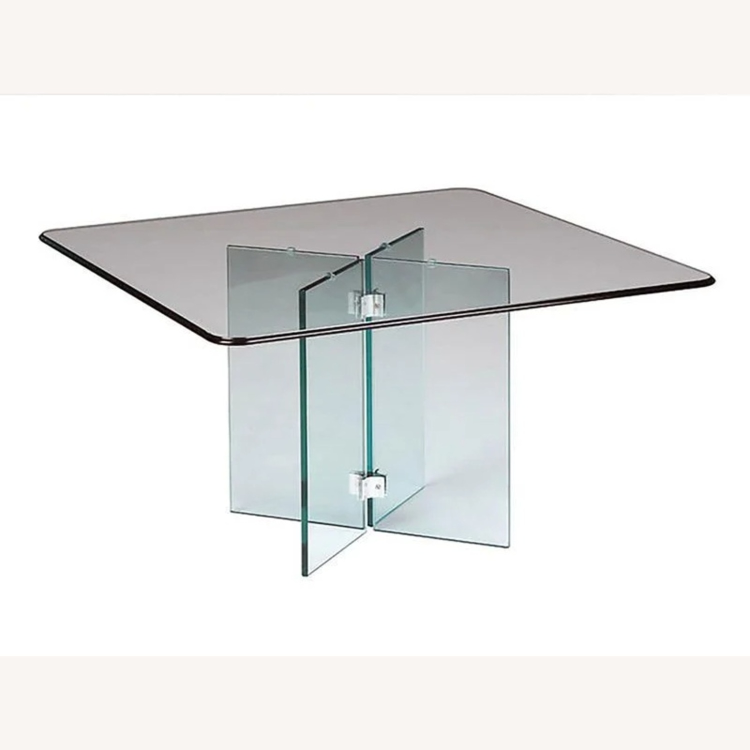Cort Furniture Transparent Glass on Glass Coffee Table - image-5