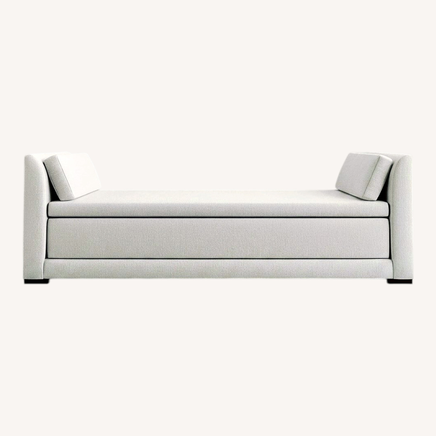Pottery Barn Luna Light Gray Fabric Sleeper Sofa - image-0