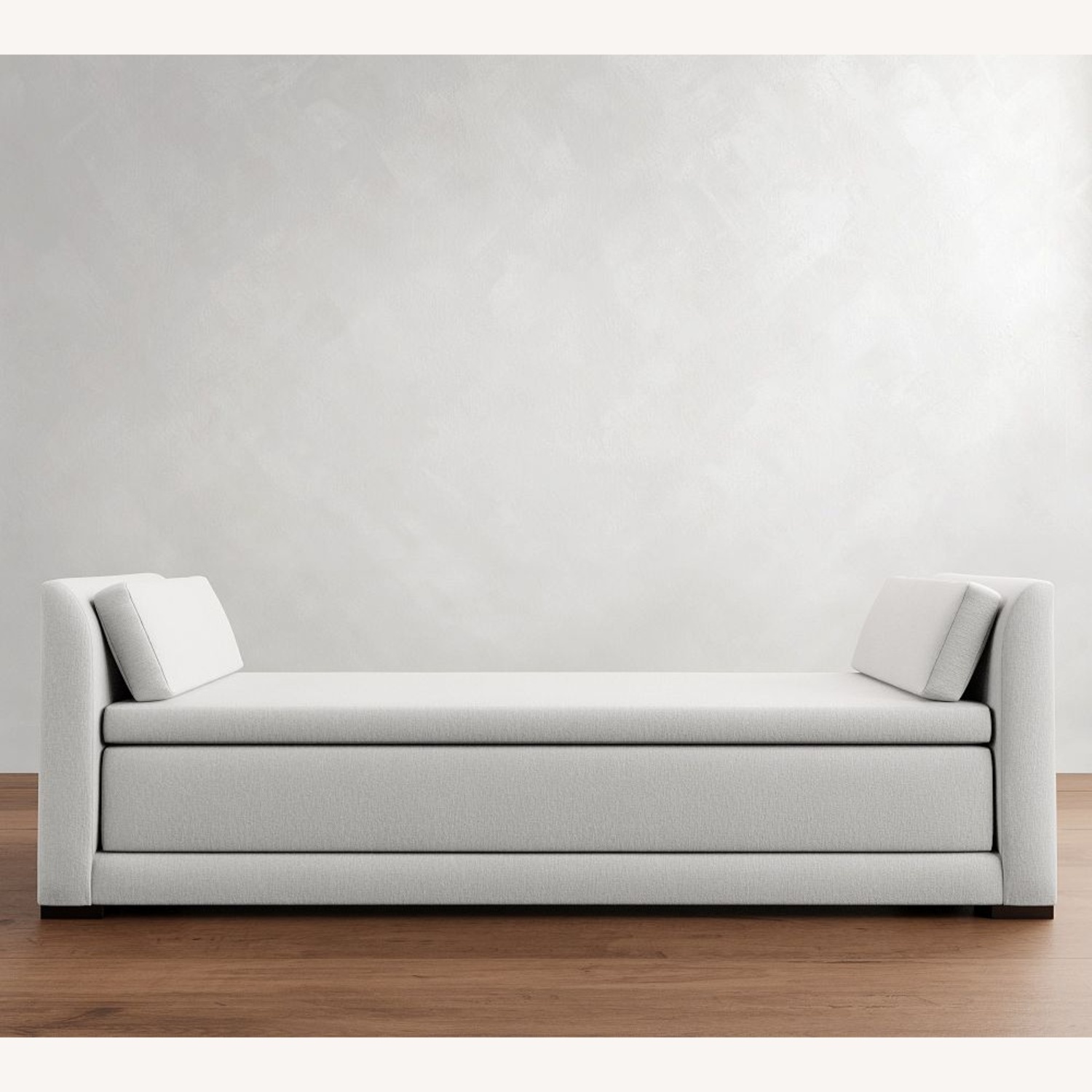 Pottery Barn Luna Light Gray Fabric Sleeper Sofa - image-4