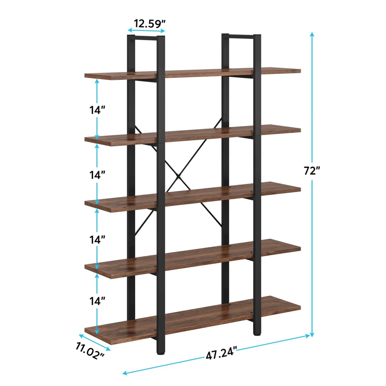 Wayfair Manhattan Bookshelf - image-3
