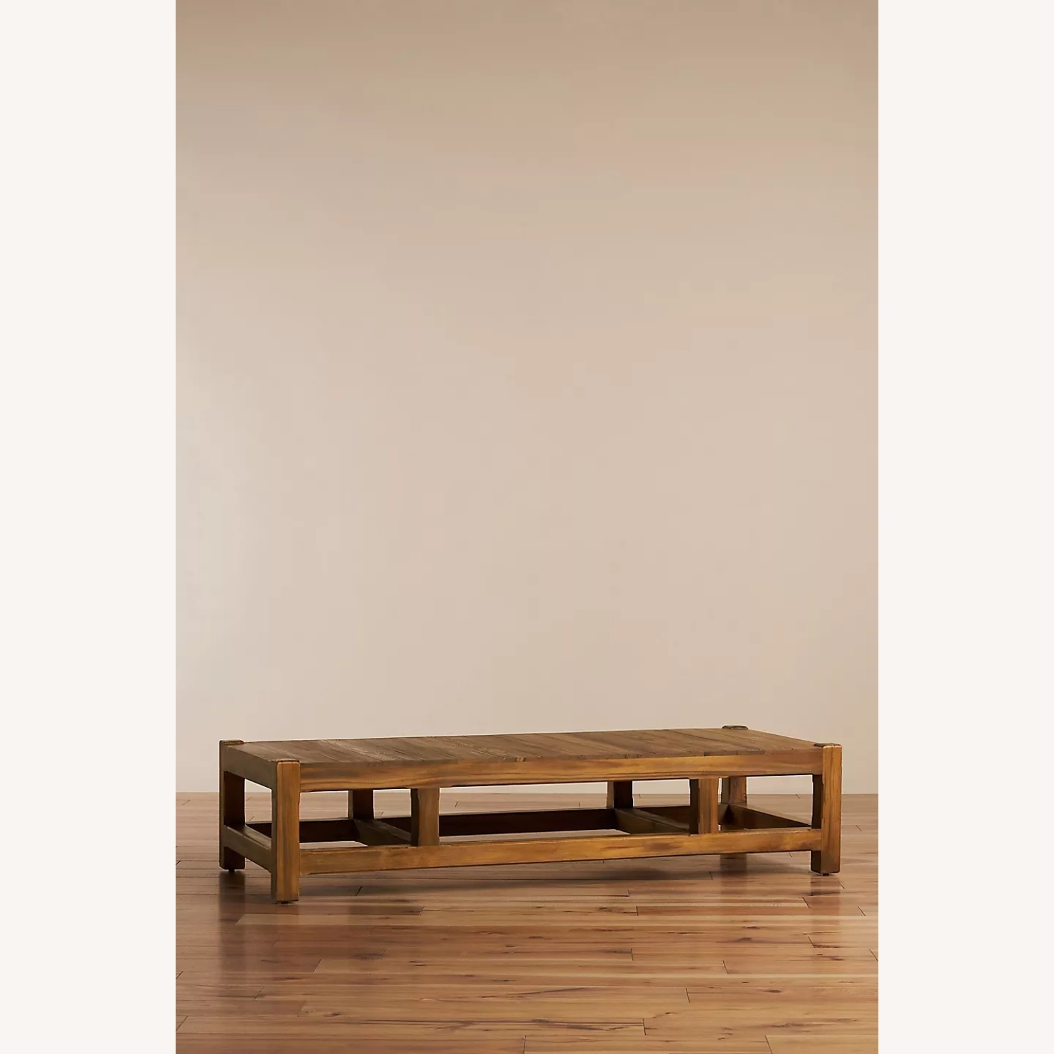Anthropologie Light Brown Wood Coffee Table - image-11