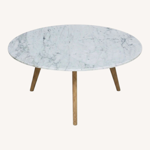 Used Article Natural Marble Coffee Table for sale on AptDeco