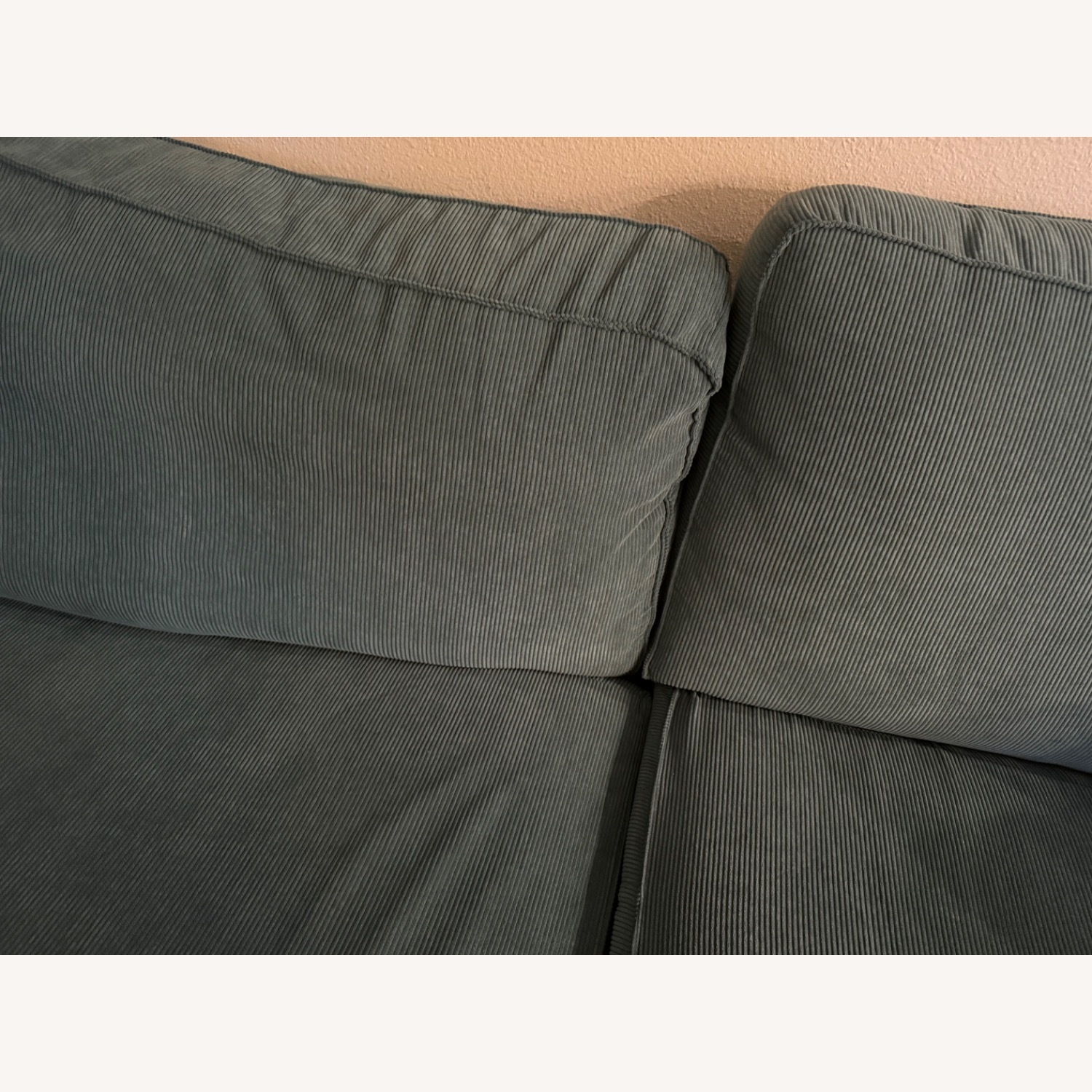 IKEA Green Fabric 3+ Piece Sectional - image-2