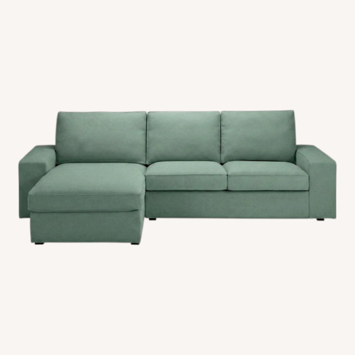 Used IKEA Green Fabric 3+ Piece Sectional for sale on AptDeco