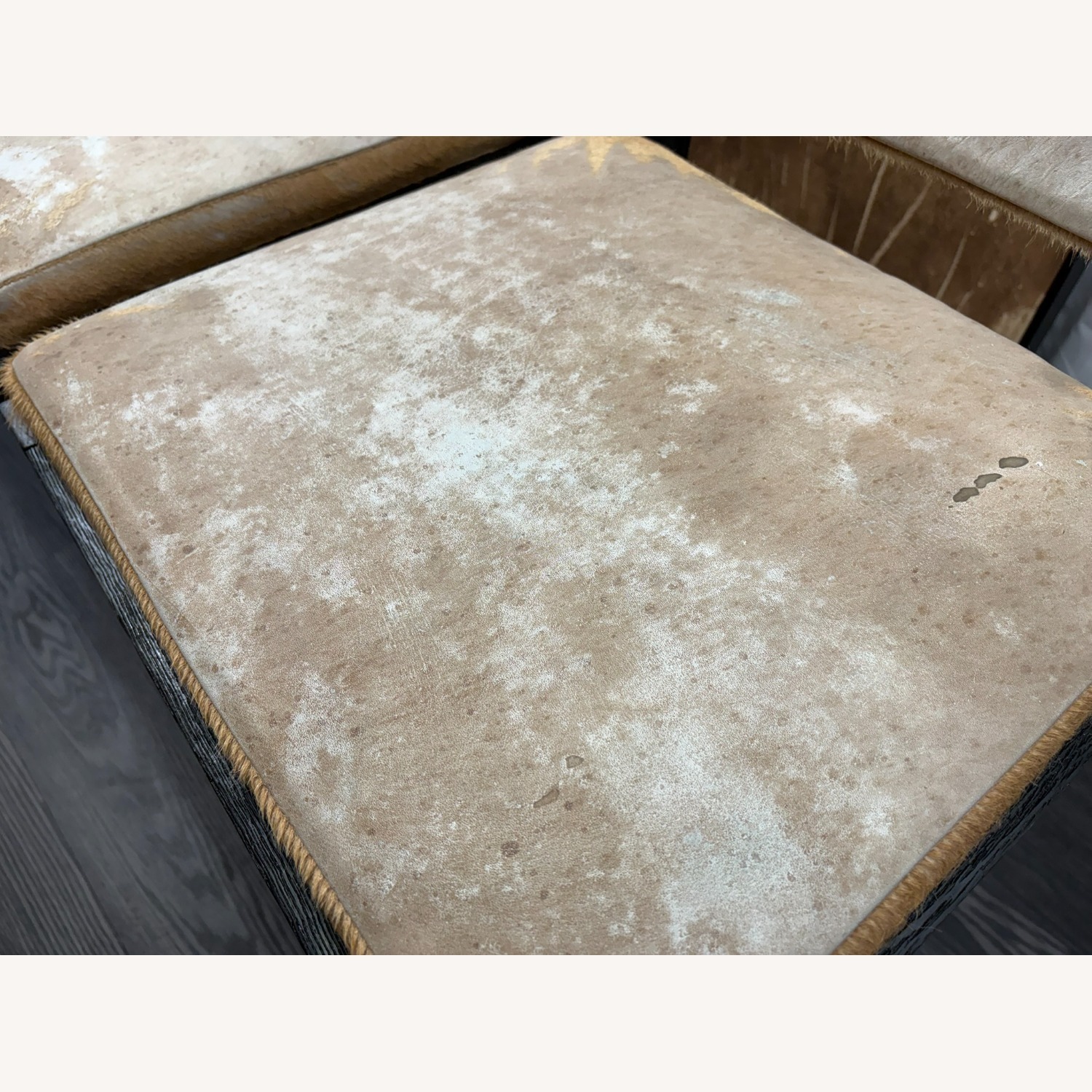 Restoration Hardware Saddle Hair-on-Hide Counter Stools Set of 5 - image-4