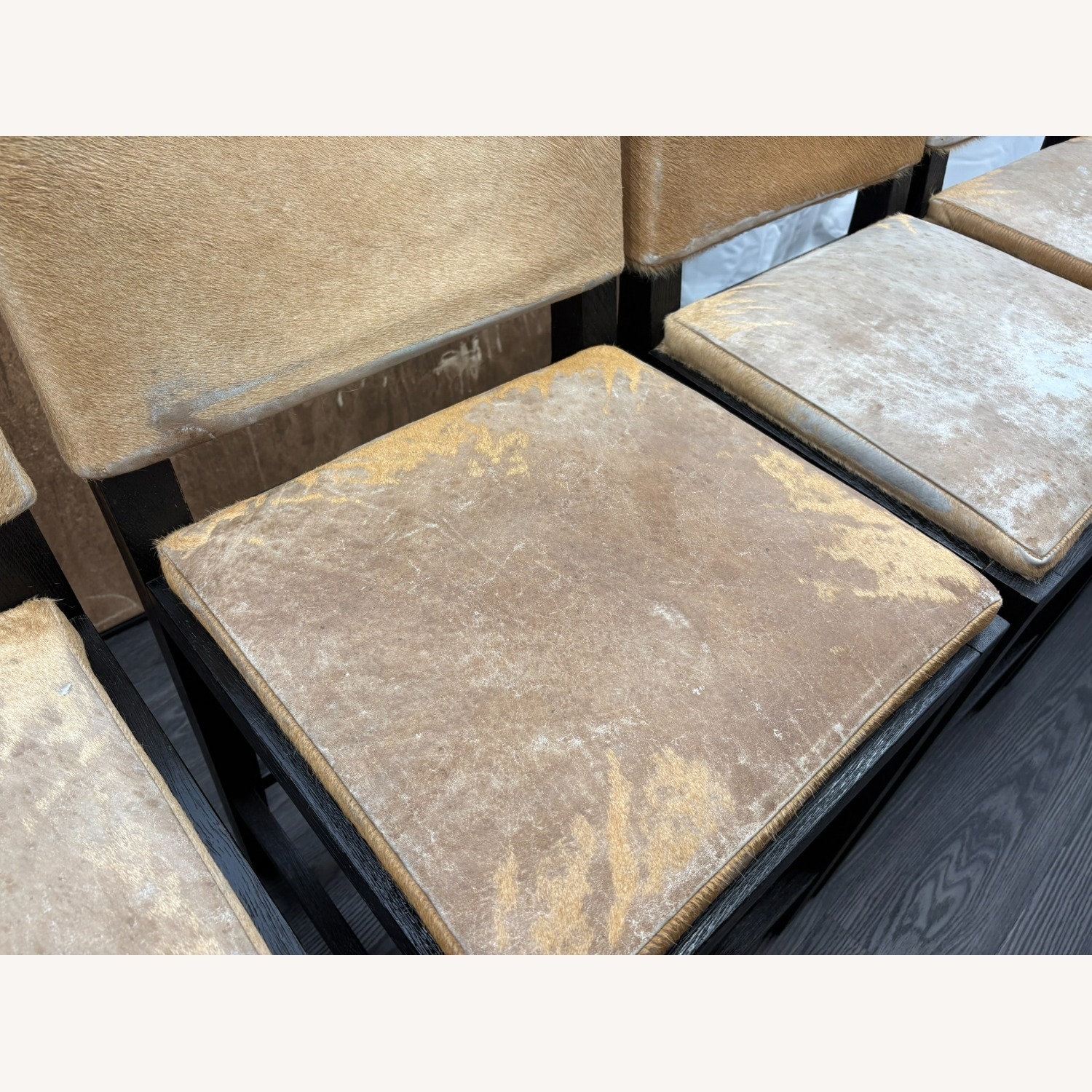 Restoration Hardware Saddle Hair-on-Hide Counter Stools Set of 5 - image-10