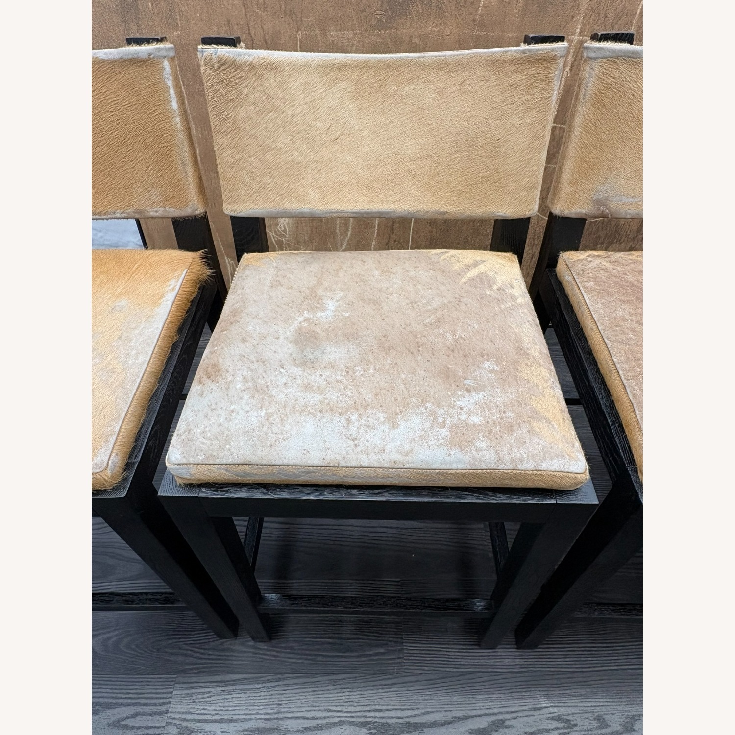Restoration Hardware Saddle Hair-on-Hide Counter Stools Set of 5 - image-19