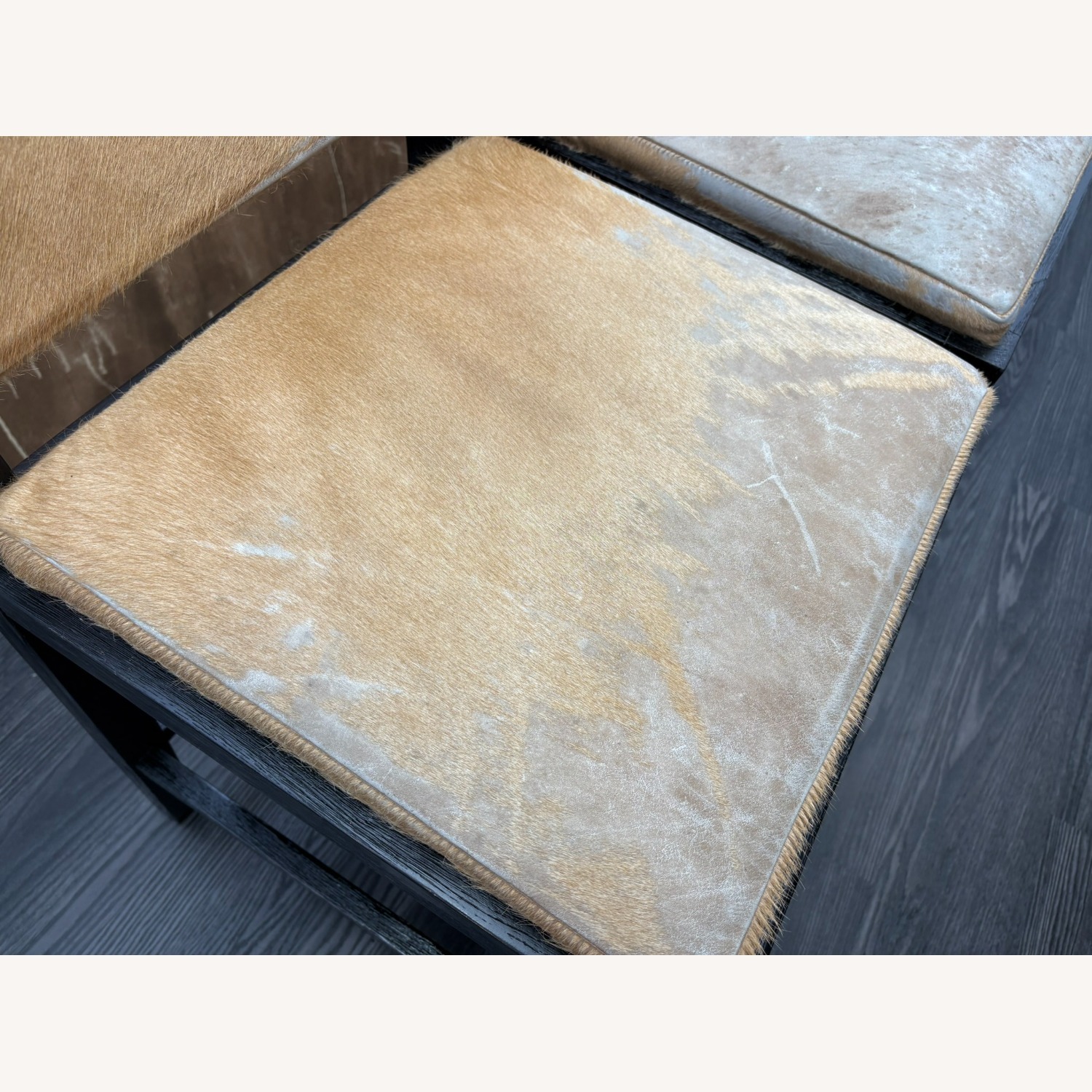 Restoration Hardware Saddle Hair-on-Hide Counter Stools Set of 5 - image-7