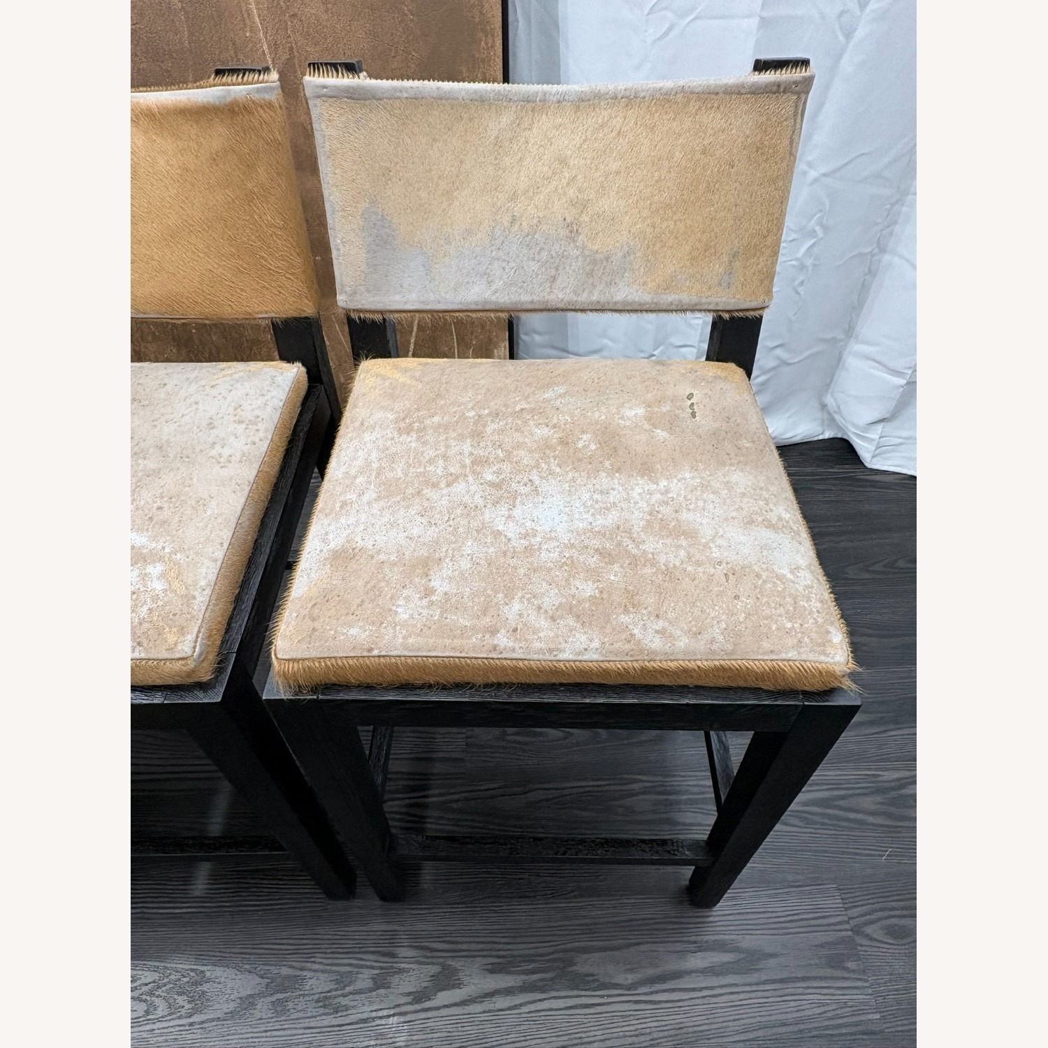 Restoration Hardware Saddle Hair-on-Hide Counter Stools Set of 5 - image-21