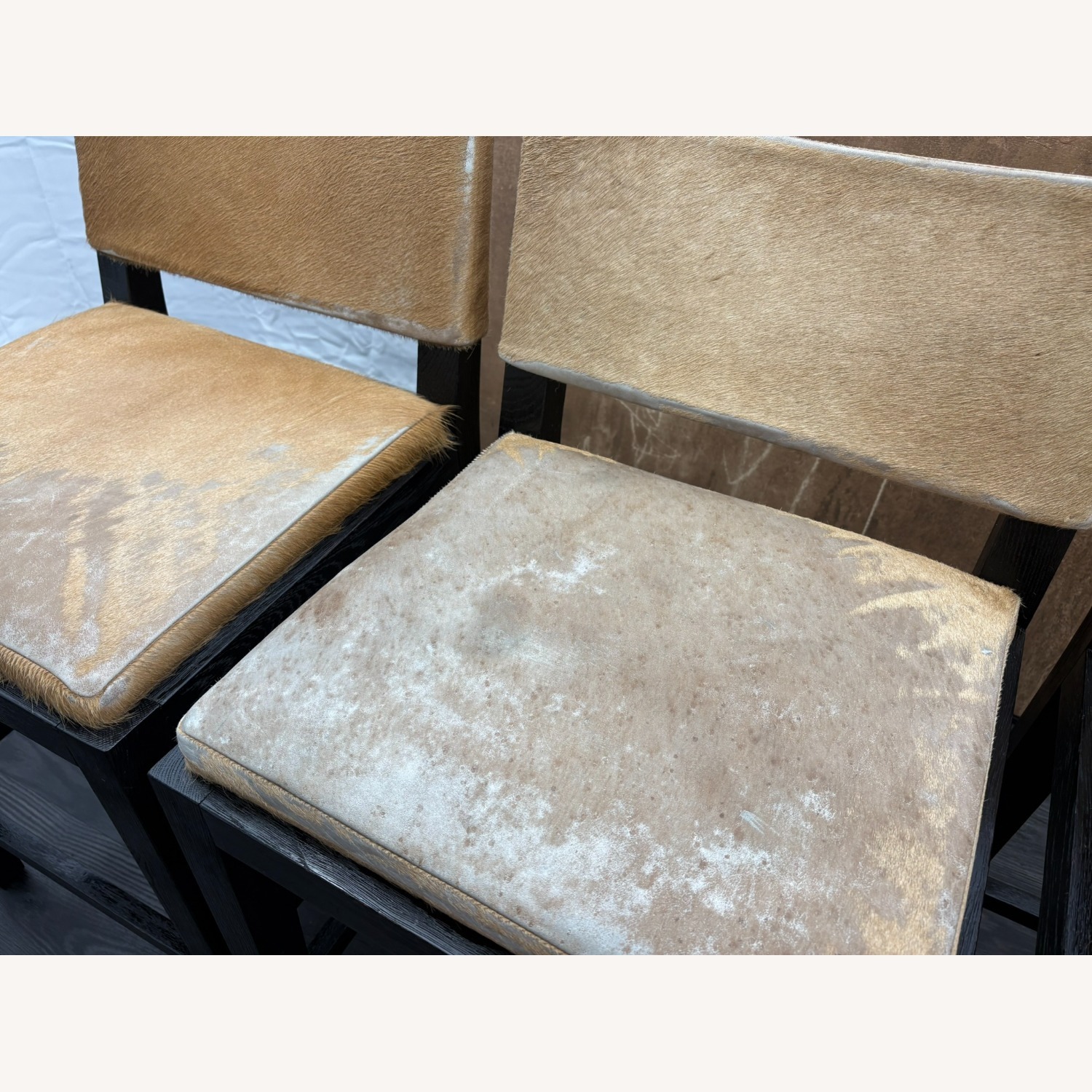 Restoration Hardware Saddle Hair-on-Hide Counter Stools Set of 5 - image-6
