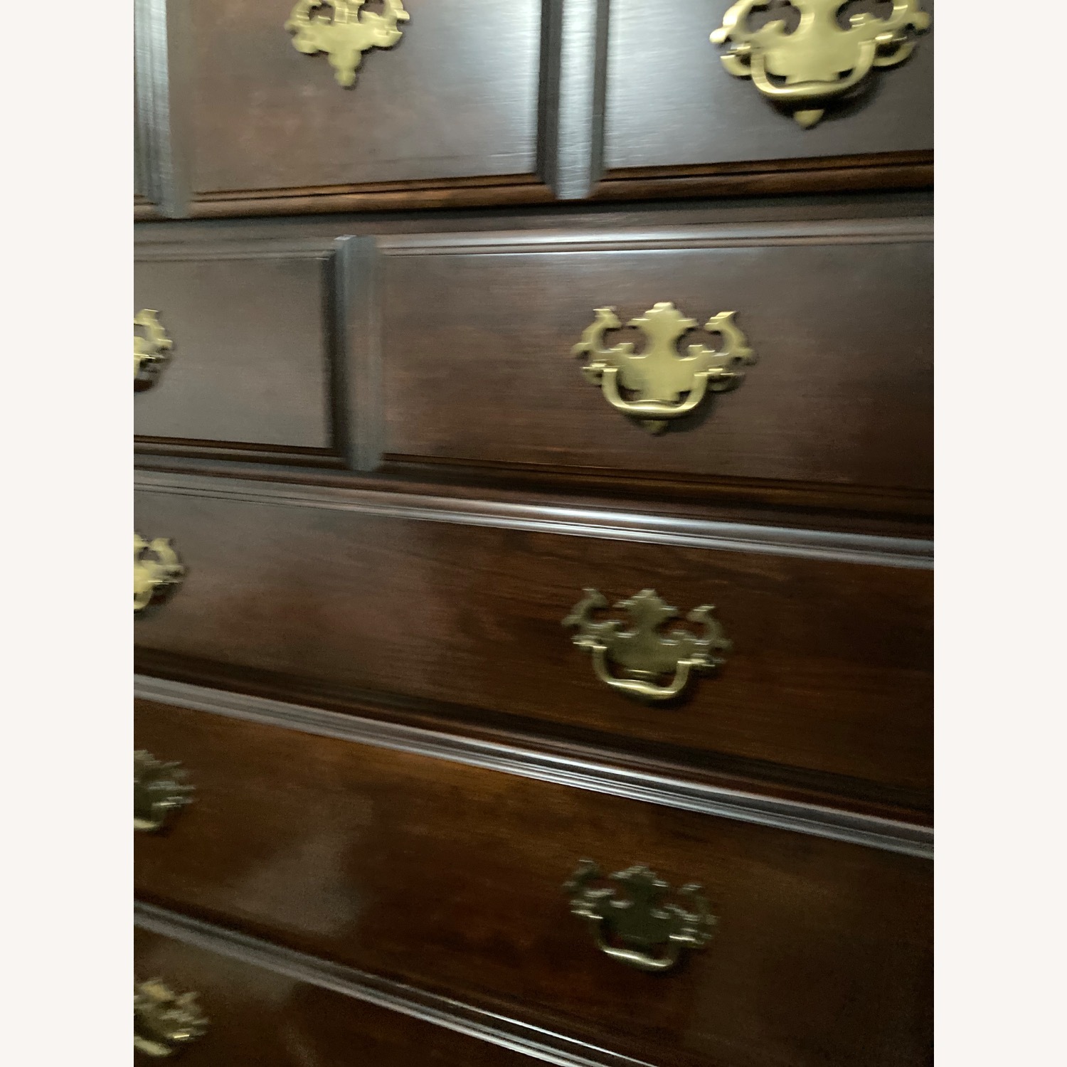Cherry Wood Queen Bed Armoire - image-3