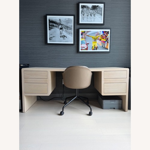 Used Muskoka Custom Oak Designer Desk  for sale on AptDeco