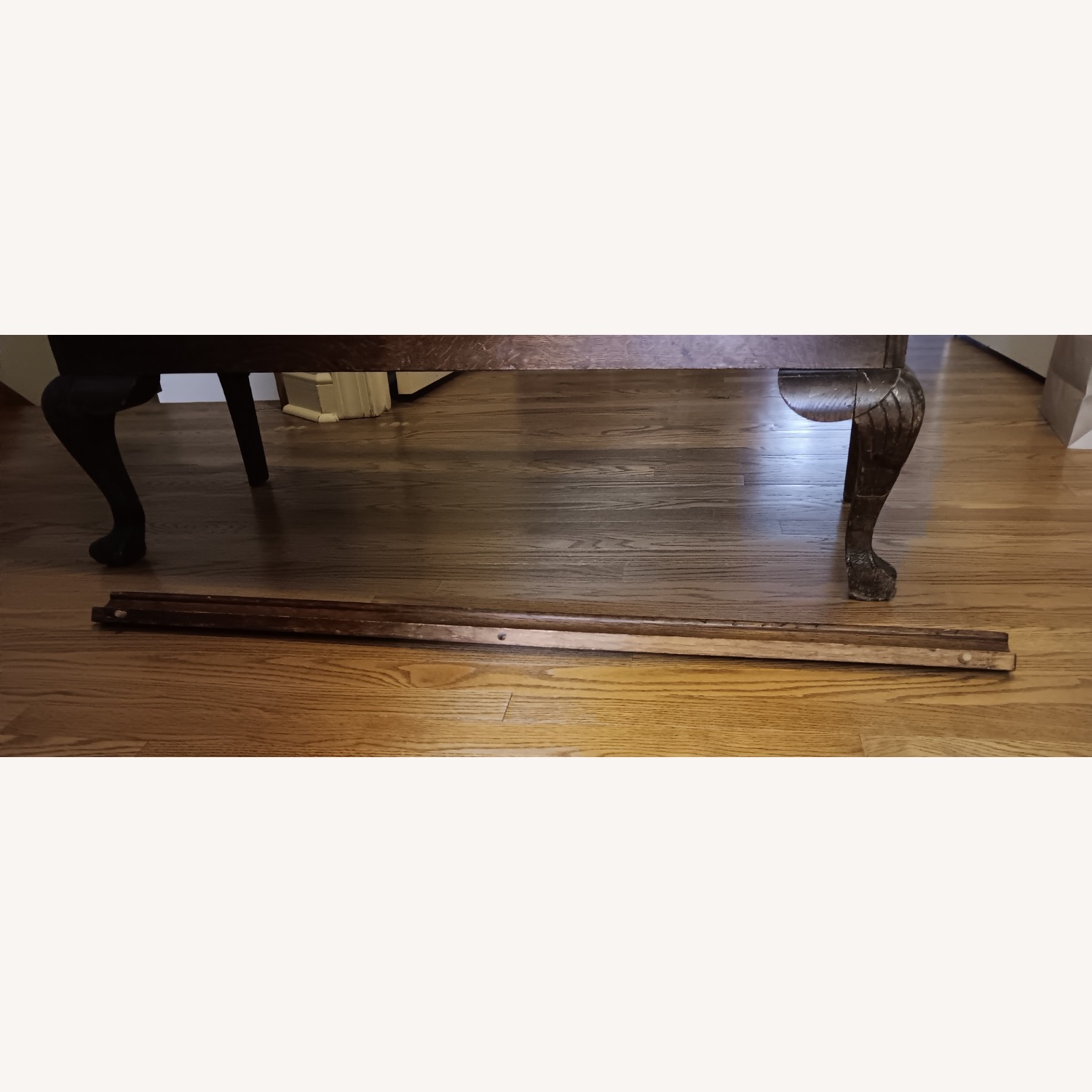 Antique Oak Storage Bench (Not Seating) - image-8