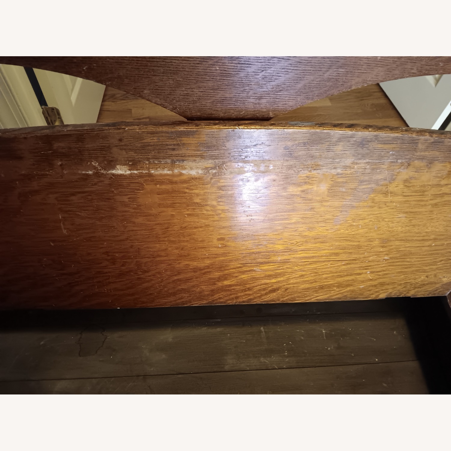 Antique Oak Storage Bench (Not Seating) - image-12