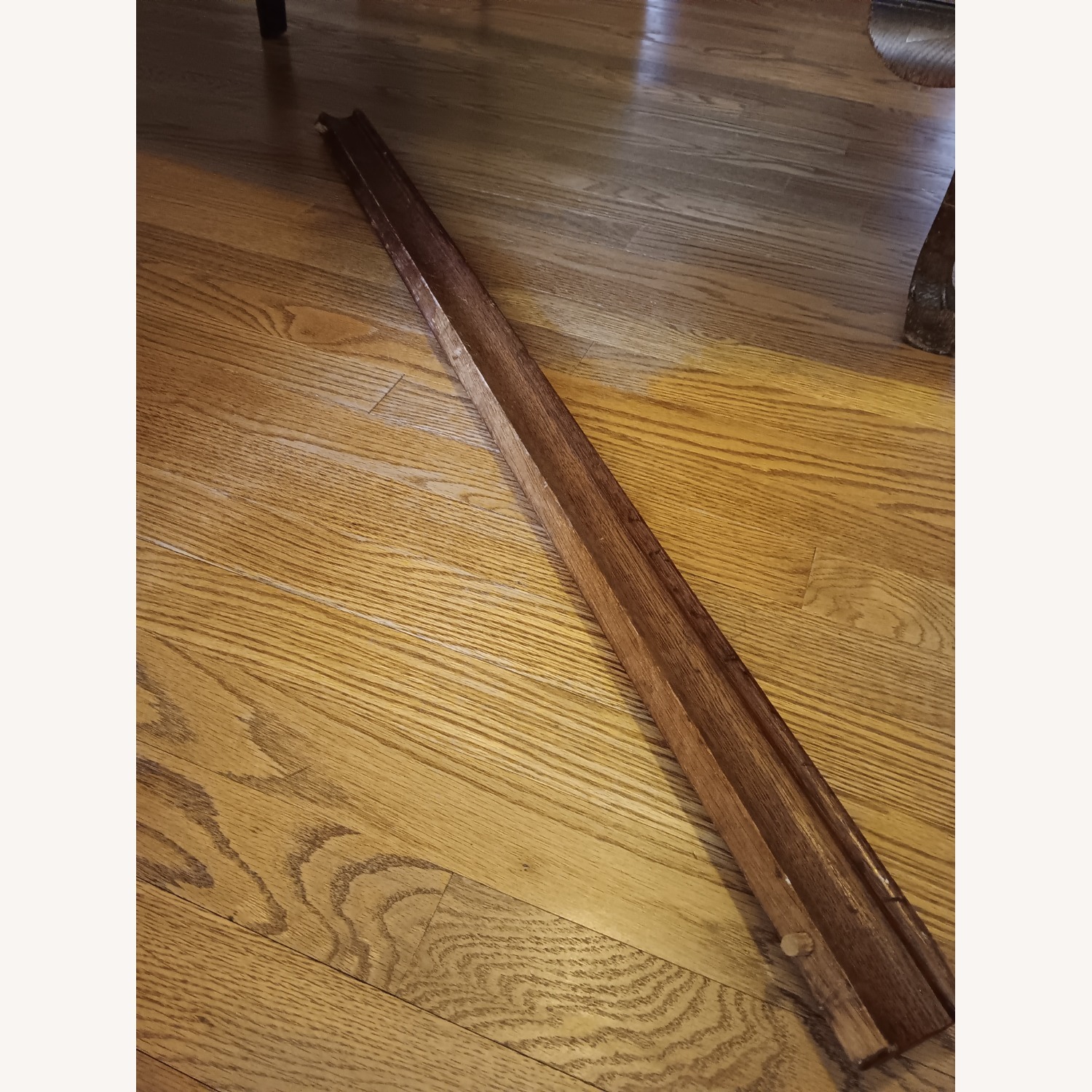 Antique Oak Storage Bench (Not Seating) - image-9