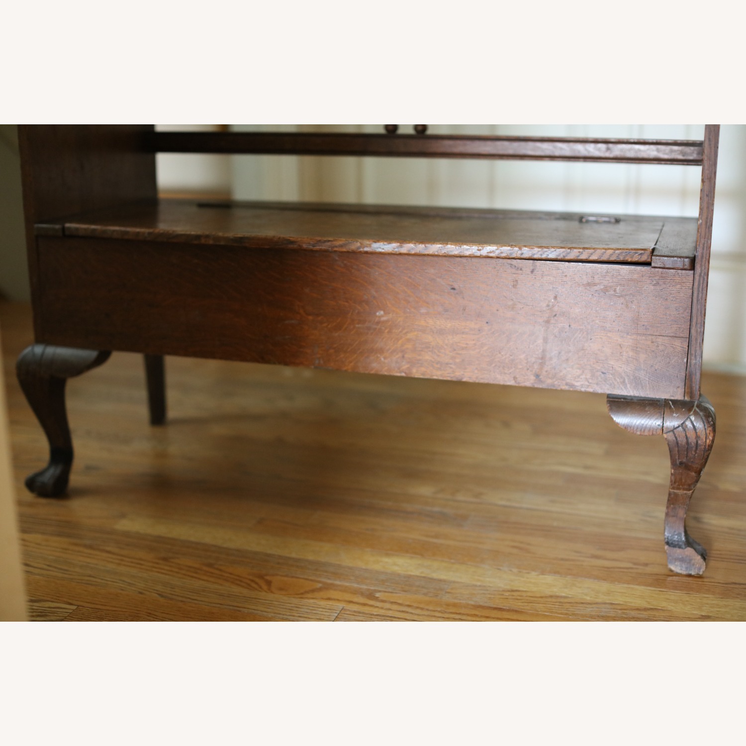 Antique Oak Storage Bench (Not Seating) - image-3
