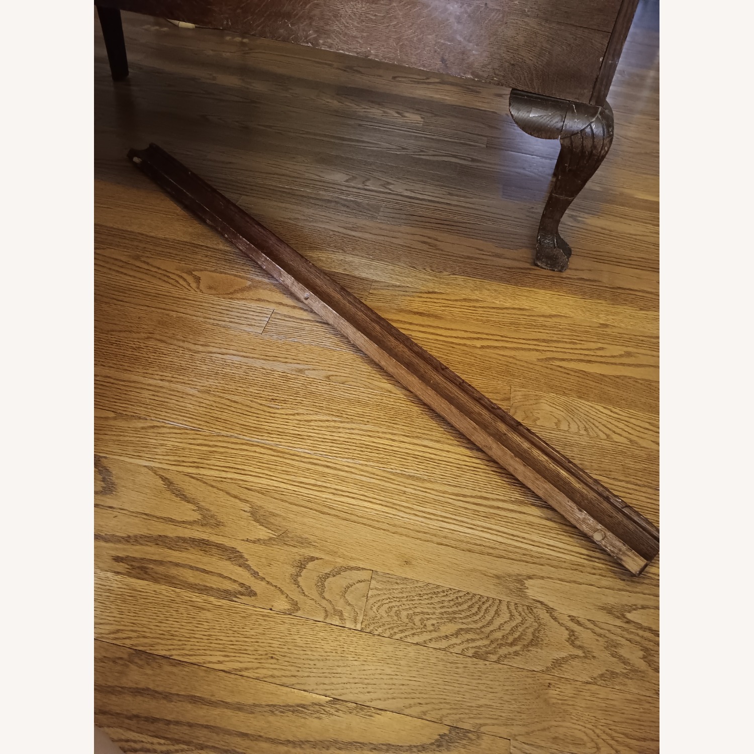 Antique Oak Storage Bench (Not Seating) - image-10
